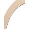 Ekena Millwork 5-inch W x 16-inch D x 22-inch H Thorton Rough Cedar Woodgrain TimberThane Knee Brace, Primed BRCUR05X16X22THRRCPR - alternate 3